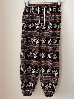 Elephant-Print cosy Pants harem style